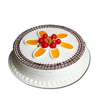 "Round shape Pineapple cake - 1kg (code PC39) - Click here to View more details about this Product